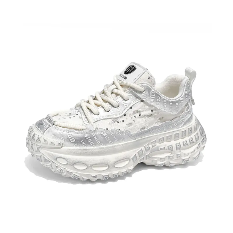 HACKBUTEER Low Top Chunky Sneakers Men's Box Included-7