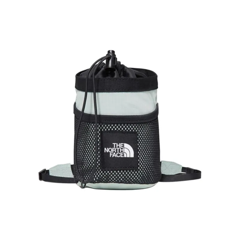 THE NORTH FACE Recycled Nylon Crossbody Bag Shoulder Bag Women's Black With Mustard Blue Accents-0