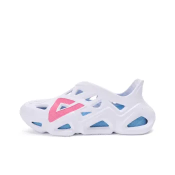 PEAK Pole Hole Shoes Clogs Men's White Pink Blue