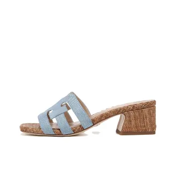 SAM EDELMAN Abrasion Resistant Slide Slippers Women's Blue