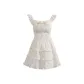 Apricot with Small Flutter Sleeves