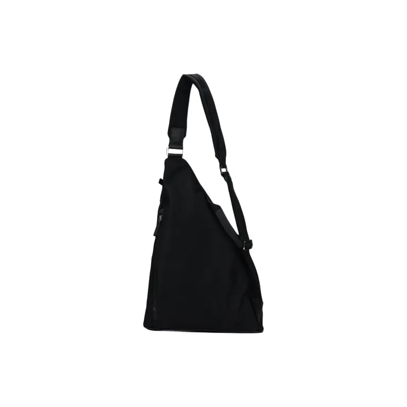 MCM Aren Recycled Nylon Sling Bag Medium Size Men's Black-2