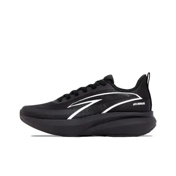 Anta Cushioning And Breathable Low Top Casual Sprint Physical Fitness Test Physical Exam Running Shoes Men's Black