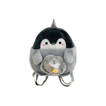 Vack Plush Backpack Unisex Gray