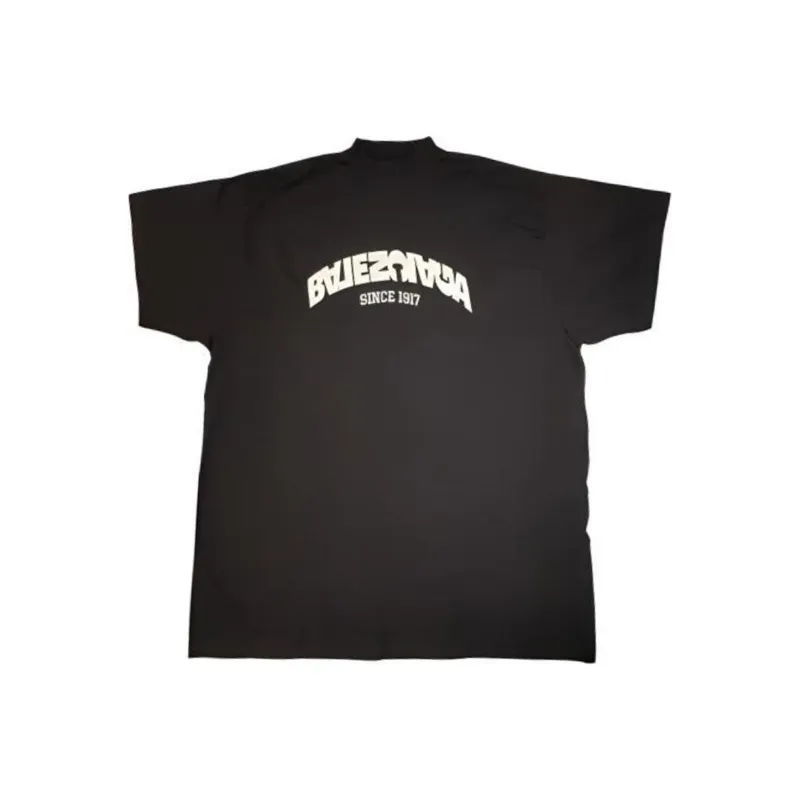 Balenciaga Back Flip Oversized Tee-0