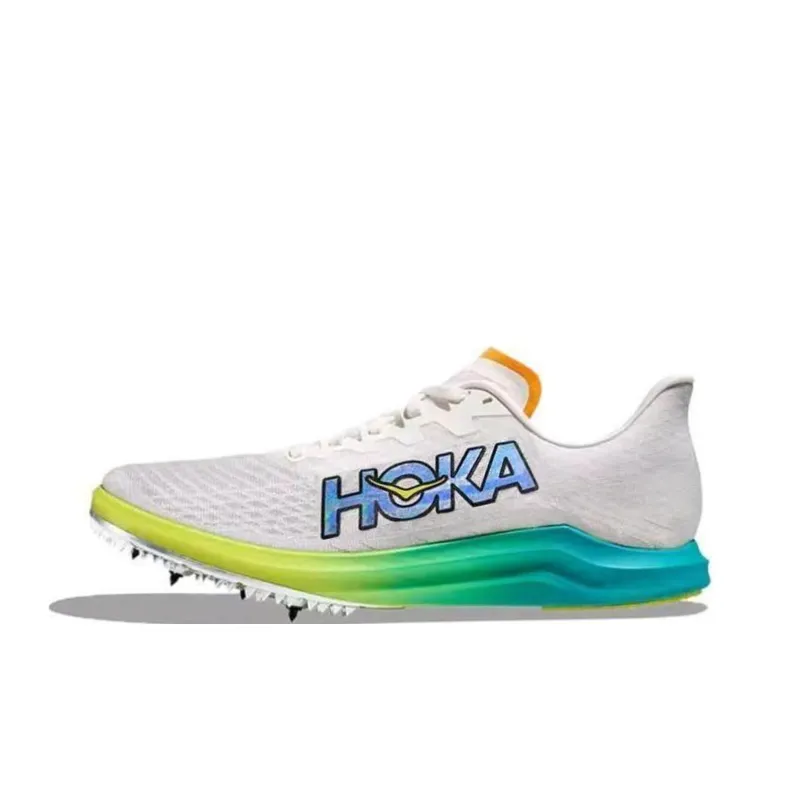 HOKA ONE ONE Slip Resistant Breathable Rebound Low Top Running Shoes Unisex White Blue-0