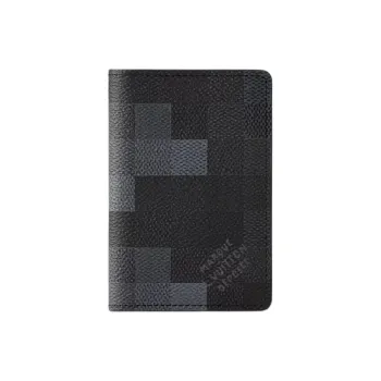 LOUIS VUITTON Pocket Organizer Damoflage Black