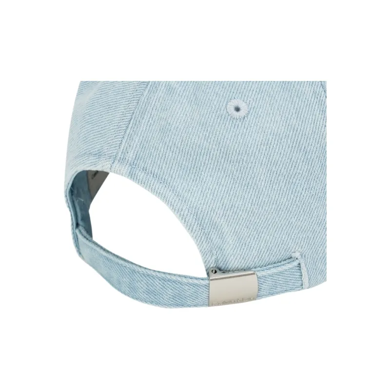 CALVIN KLEIN Cotton Baseball Caps Unisex Denim Light Blue-2