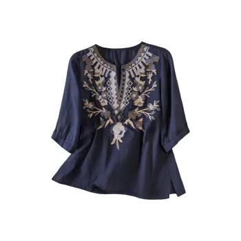 Cypress House Shirts Women's Navy Blue