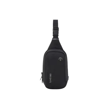 DESCENTE Nylon Sling Bag Small Size Men's Black