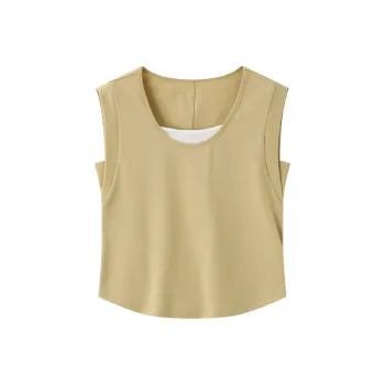 Mo Han Yi Mei T Shirts Women's Yellow & White