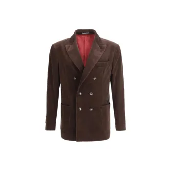 Brunello Cucinelli Business Suit Men's Burgundy