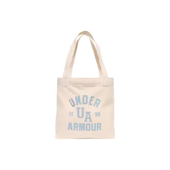 Under Armour Cotton Tote Bag, Shopping Bag, Handbag, Shoulder Bag Women's Beige & Light Blue