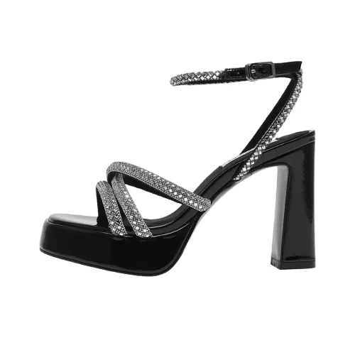 SHOESZOOO 일자 스트랩 샌들 헵번 블랙 여성