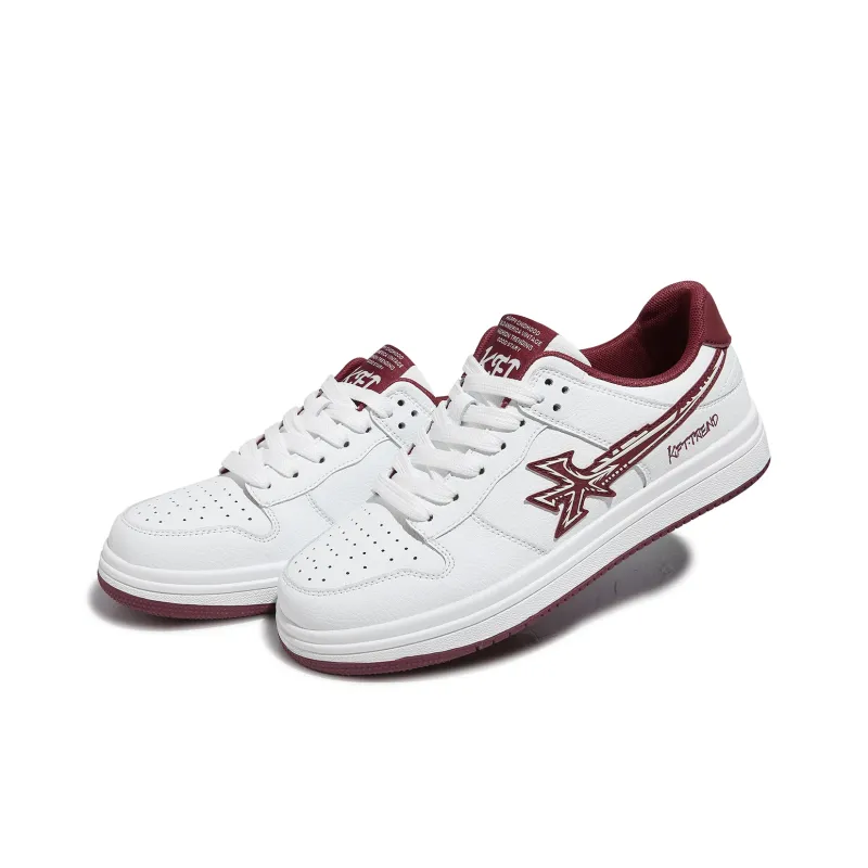 KFT Height Increasing Abrasion Resistant Breathable Slip Resistant Low Top Skateboard Shoes Unisex-44