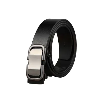 VINEY Cow Split Leather Belts Men's Width 3.3cm