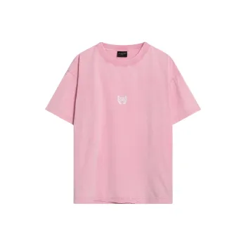 Balenciaga T Shirt Loose Fit Unisex Pink