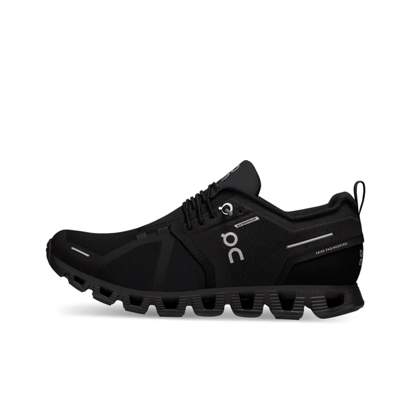 On Running Cloud 5 Waterproof All Black Women's-0