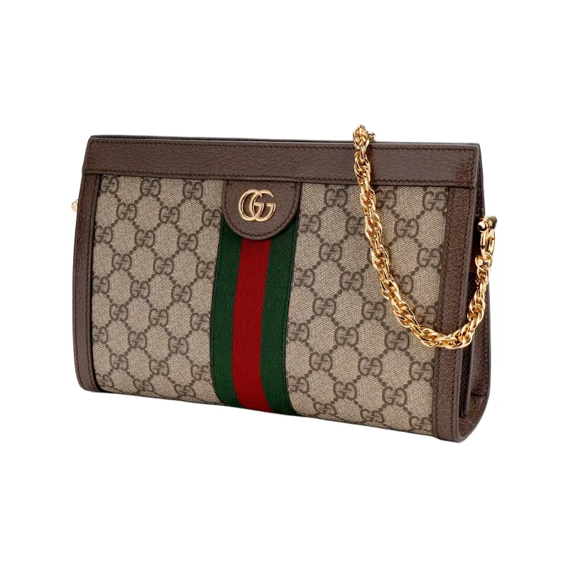 GUCCI Ophidia Small Retro Messenger Bag Shoulder Bag Brown-1