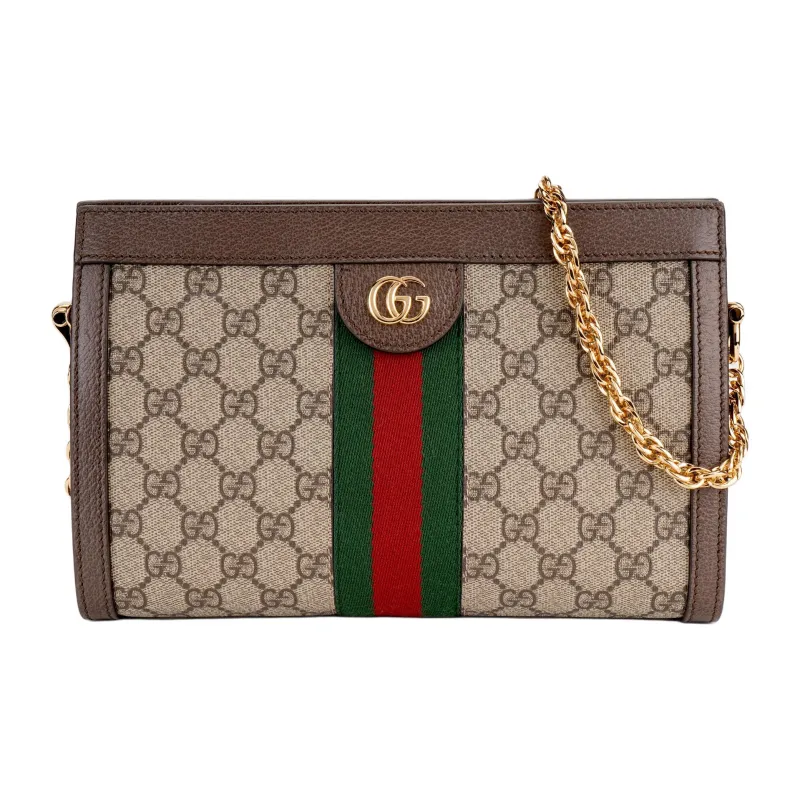 GUCCI Ophidia Small Retro Messenger Bag Shoulder Bag Brown-0