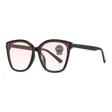 Black Frame with Gradient Pink Lens (Standard Lens)