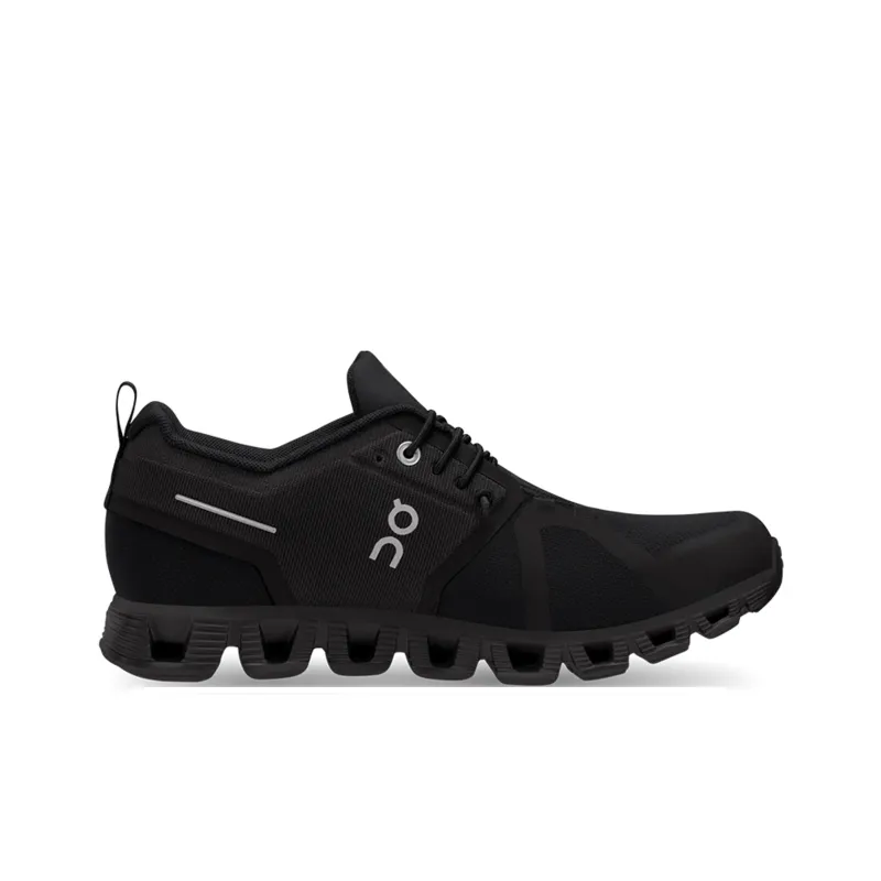 On Running Cloud 5 Waterproof All Black Women's-1