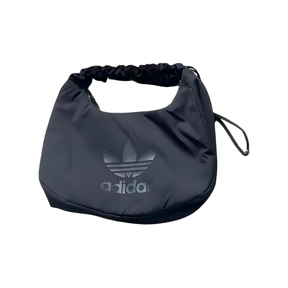 ★Adidas Originals★Cloud Shoulder Bag Medium Black★追跡可 Adidas Canvas Canvas Bag Cloud Bag Handbag Shoulder Bag