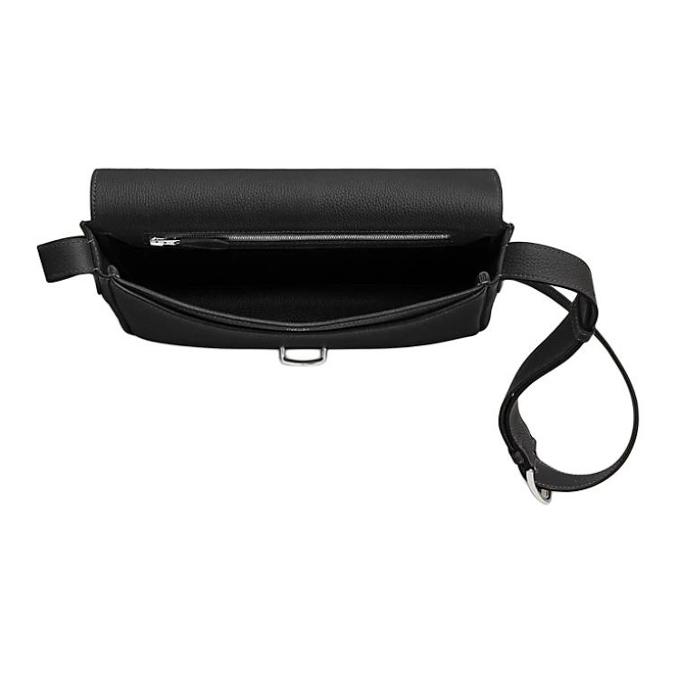 【希少品♪】HERMES Steve light junior レザーショルダーバッグ Hermes Steve Light Junior Messenger Bag Crossbody (B