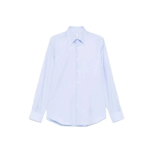 Mazzarelli 블루 남성 셔츠