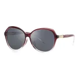 1102-1 V1 Purple Frame with Polarized Gray Lens-Waterproof, Oil Stain Resistant, with AR Coating on Back