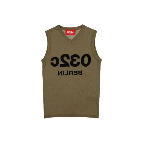 032c 브라운 남성 민소매