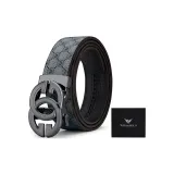 Gunmetal Buckle Gray Strap