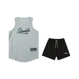 2215 Gray+2412 Black Pants