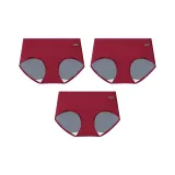 3 Pack (Burgundy Red+Burgundy Red+Burgundy Red)