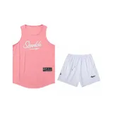 2215 Pink+2412 White Pants