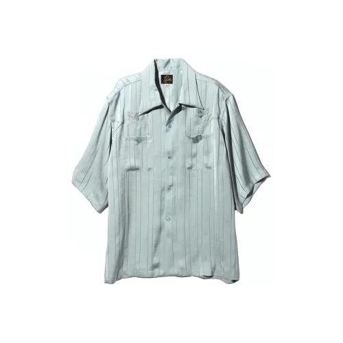 니들스 S/S 카우보이 원업 셔츠 TA/CU/PE 조지테 블루