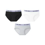 3 Pack (Black+White+Light Heather Gray)