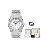 Meteorite White Dial[Includes Beaded Bracelet]