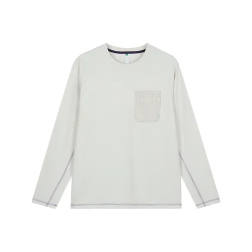 ACMEITEM 로우 화이트 남녀공용 티셔츠