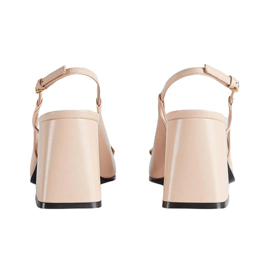 さち様 GUCCI Horsebit Mid-heel Slingback Pumps - POIZON