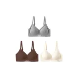 Heather Gray+Coffee+Cheese White