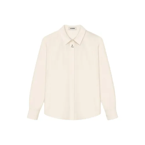 AERON 화이트 여성 셔츠