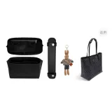 [Upgraded]city33 Black Silver Shoulder Pads+Liner *Free Rabbit