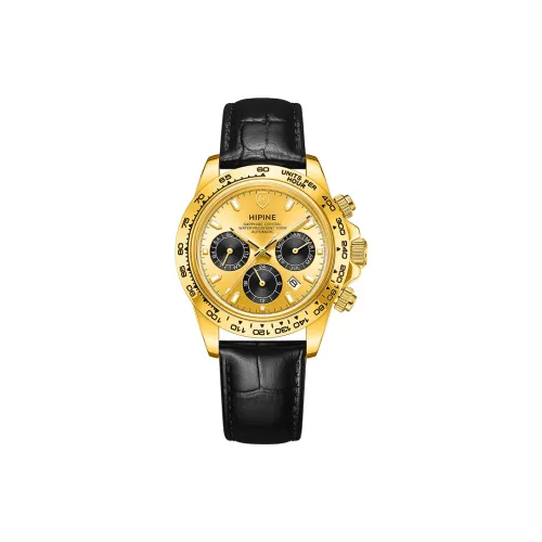 HIPINE 오토매틱 메커니컬 무브먼트 남성 중국 시계 40MM 골든