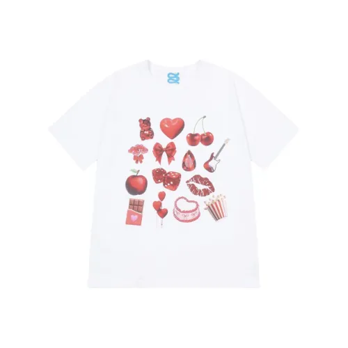 챈스챈스 레드 여성 티셔츠