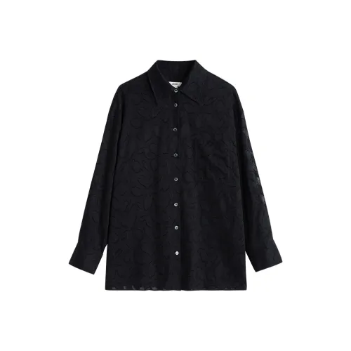 JASON WU 블랙 여성 셔츠