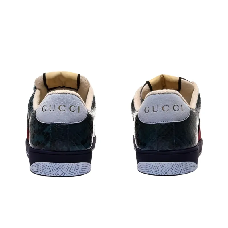 【GUCCI】Screener Sneakers/追跡+関税+全国送料込み GUCCI Screener $1060 Men's Black GG Canvas Sneakers New And