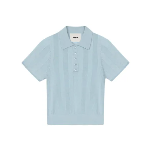 AERON 아이스 블루 여성 폴로 셔츠