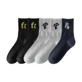5 Pack-Black 2+Light Gray 2+Navy Blue 1