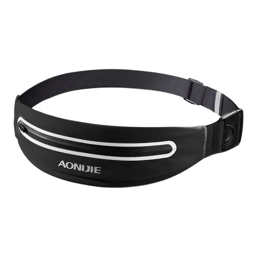 AONIJIE 패니백 블랙 남녀공용